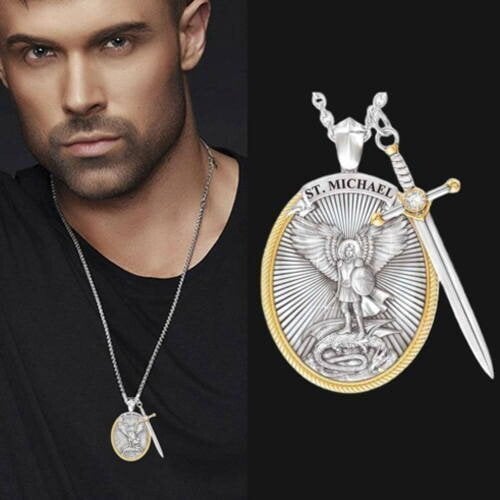 🎁Last day! 💥Special sale - St. Michael Archangel Pendant