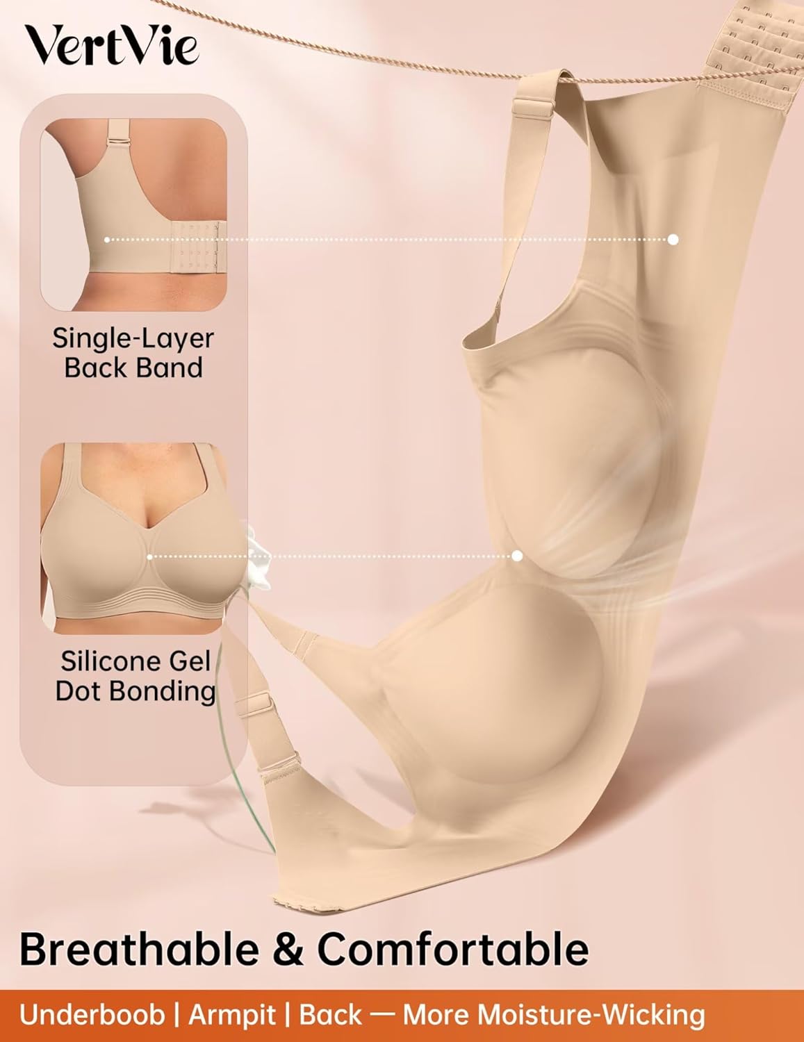 👙Plus Size Wireless Jelly Bra - Super Comfort