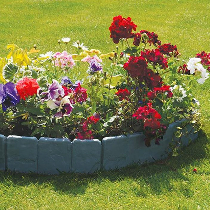 🌻🪴Stone-like garden edge fence (no digging required)