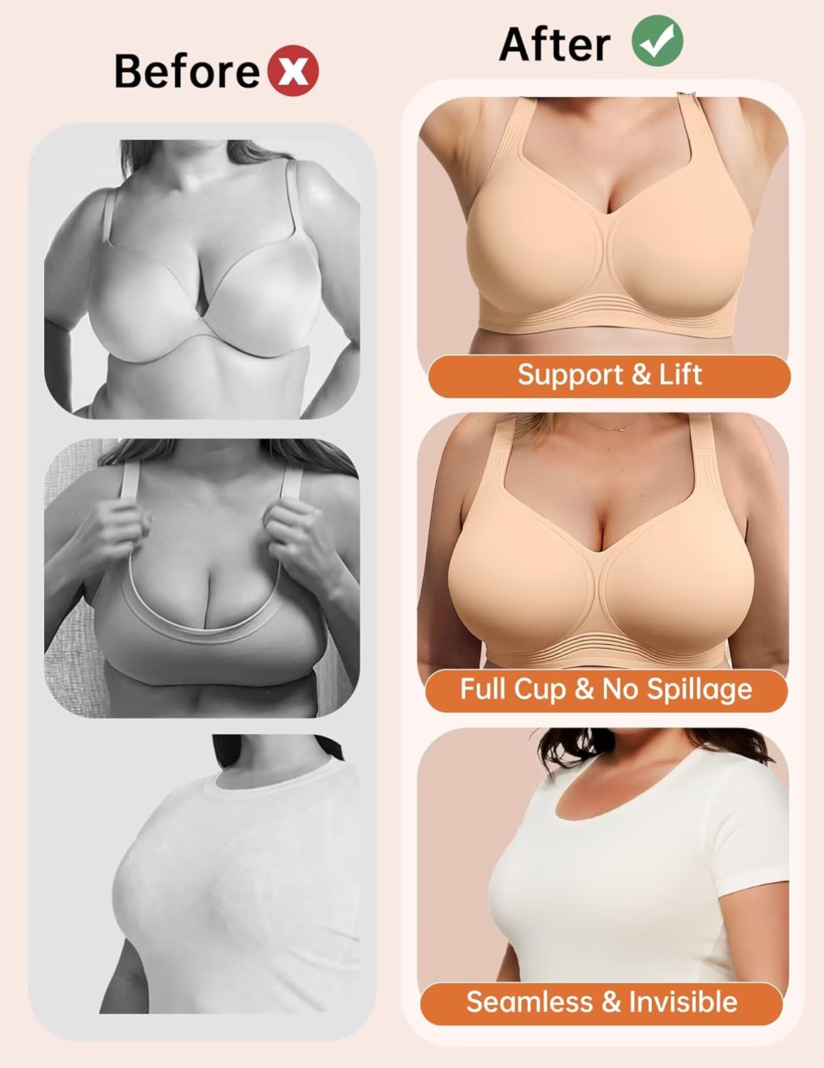 👙Plus Size Wireless Jelly Bra - Super Comfort