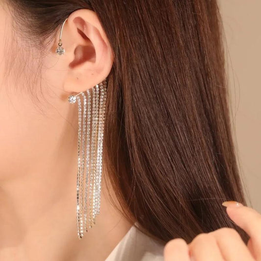 🔥Last day! 💥Special sale - Sparkling Diamond Tassel Earrings - naotstore