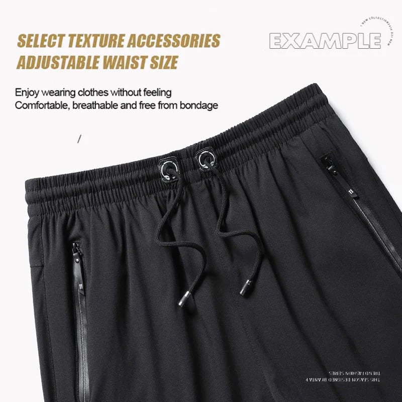 🔥Last day! 💥Special sale - Stylish and Comfortable Plus Size Men's Ice Silk Stretch Shorts