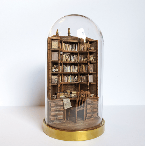 🔖Last day! 💥Special sale - "The bay library" Miniature Bookcase - naotstore