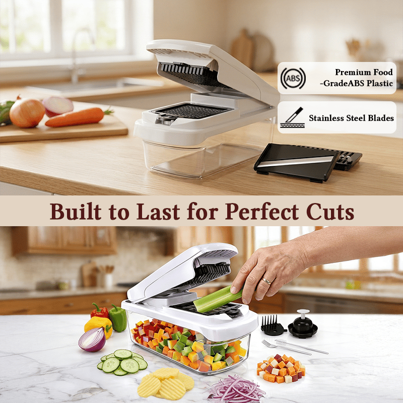 💥Big Sale🥒15-in-1 Vegetable Chopper Set
