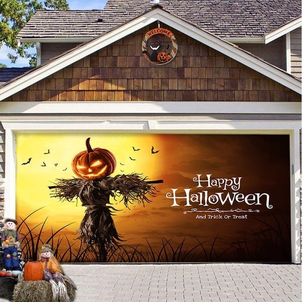 🔥Last day! 💥Special sale - Halloween Garage Door Decoration