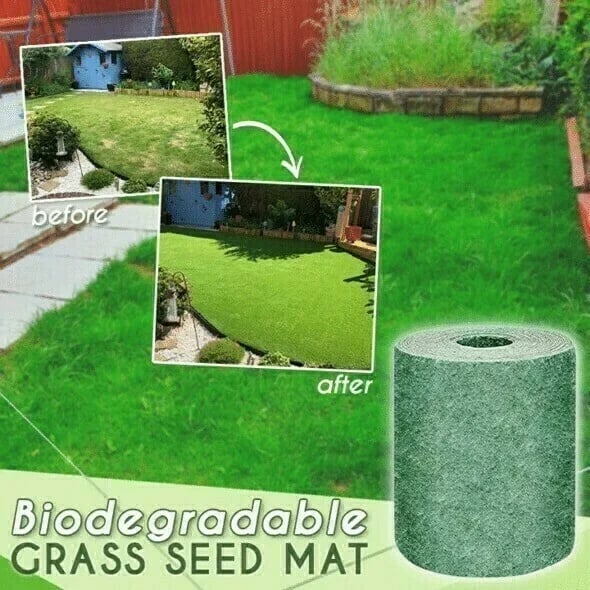 🎉Last day! 💥Special sale - Biodegradable Grass Seed Mat - naotstore