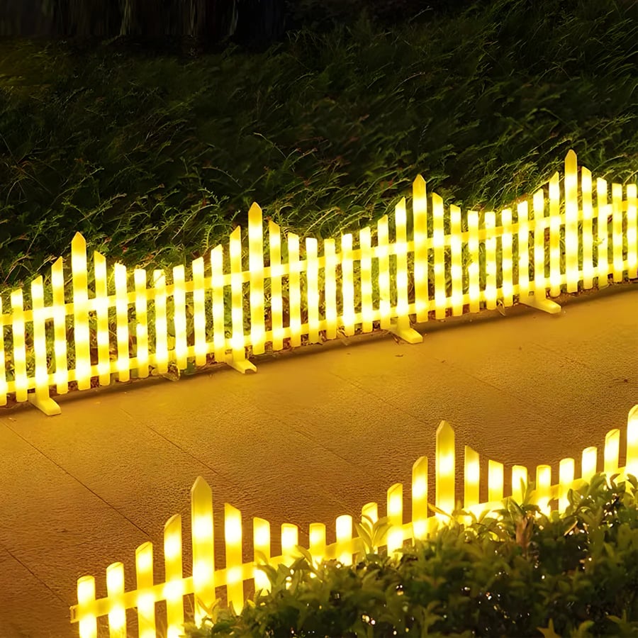 🎁💐Last Day!-55% OFF🔥Wave solar LED lighting garden fence - naotstore