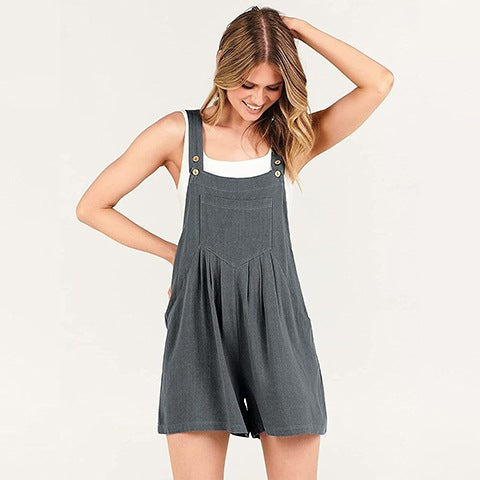 🔥Specials this week - Casual Adjustable Strap Loose Bib Rompers - naotstore