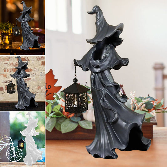 Naotstore - Witch With Lantern Decoration