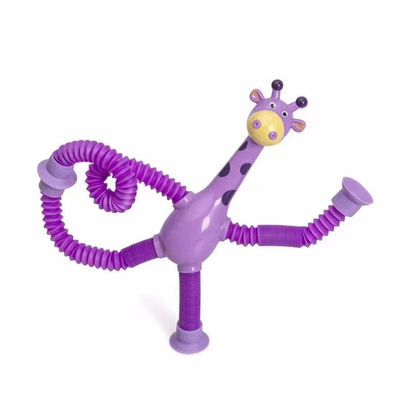 🔥Last day! 💥Special sale - Telescopic suction cup giraffe toy