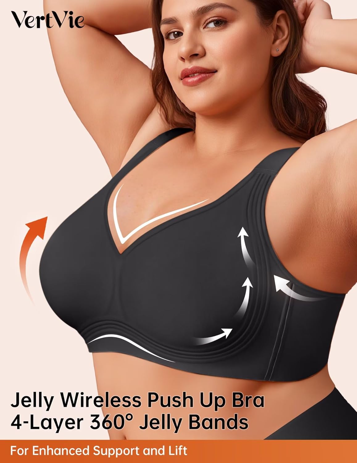 👙Plus Size Wireless Jelly Bra - Super Comfort