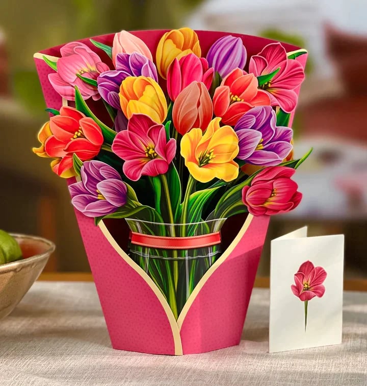 🔥Last day! 💥Special sale - Pop Up Flower Bouquet Greeting Card - naotstore