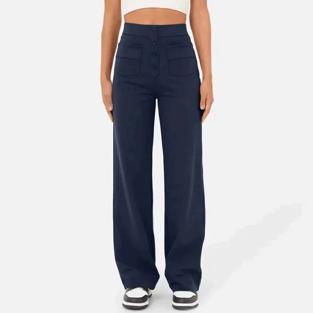 💥🔥Hottest products this month - High-waisted Elastic Casual Trousers - naotstore