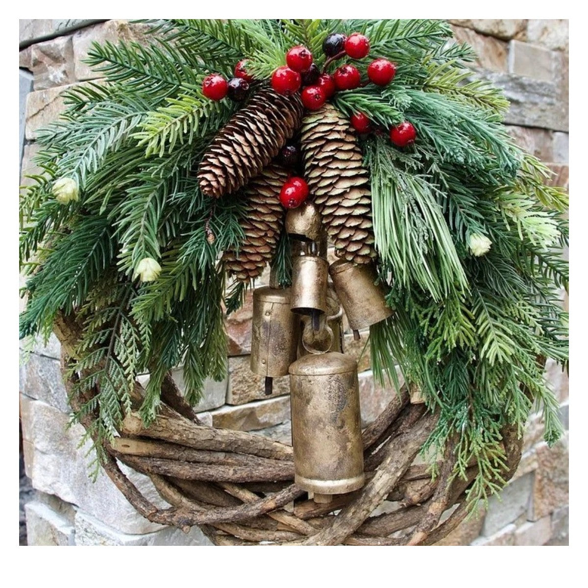 🍭Specials this week -  Farmhouse Christmas Wreath, Boho Wreath, Holiday Wreath - naotstore