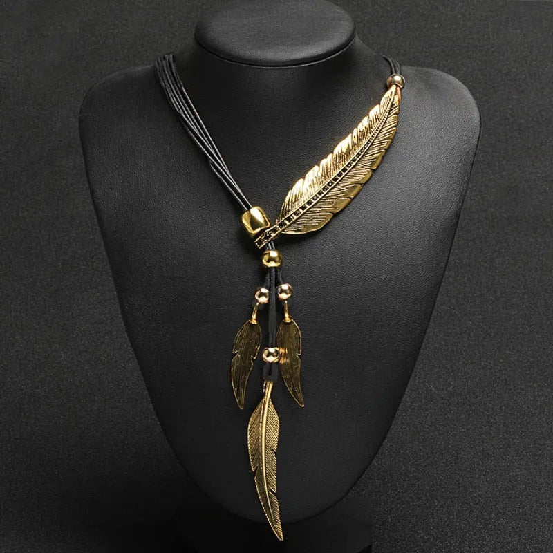 🔥Last day! 💥Special sale - Women's Feather Necklace - naotstore