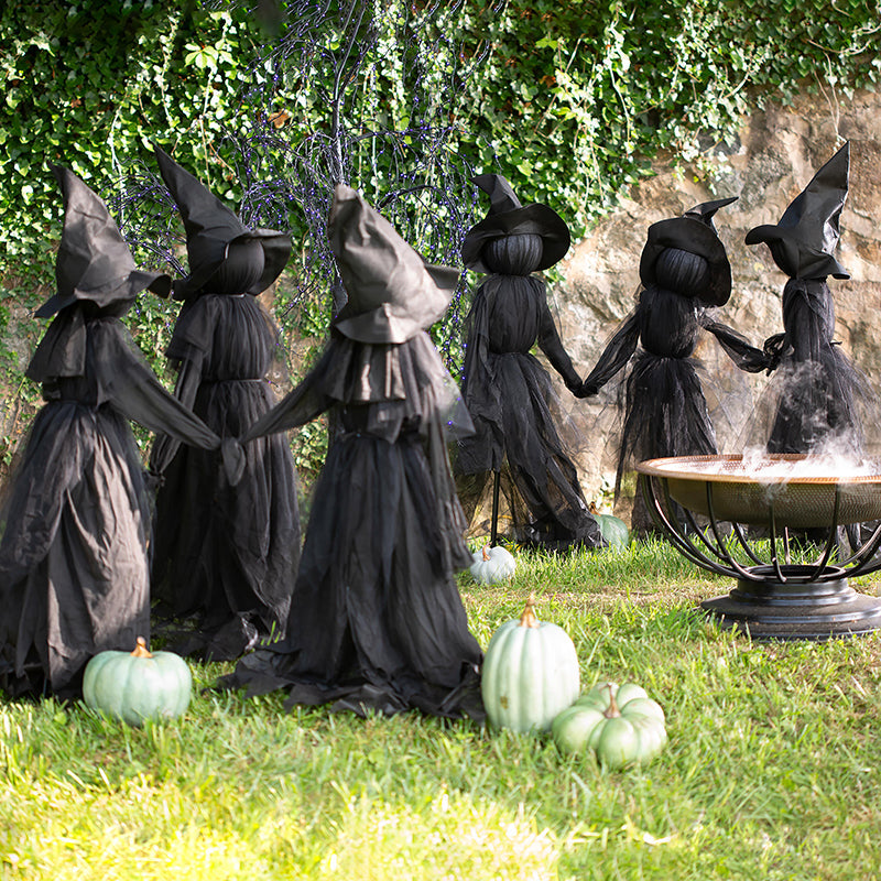 🎃Halloween's hottest items - Lighted Halloween Witch Stakes - naotstore