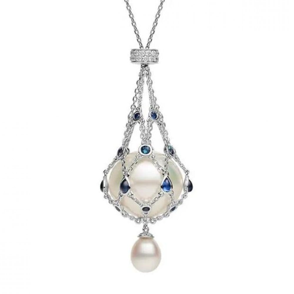 💖Last day! 💥Special sale - Pearl and Gemstone Lavalier Pendant - naotstore