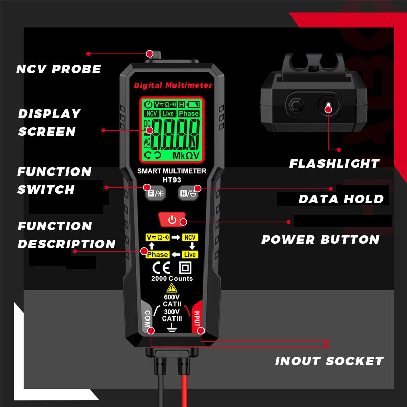 ✨Limited time promotion🎁HT93 Digital Multimeter - naotstore