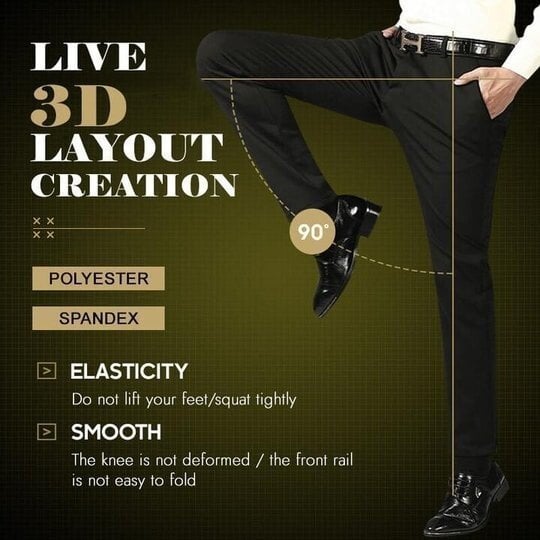 💥This week's specials - Men's Classic Pants with Good Elasticity - naotstore