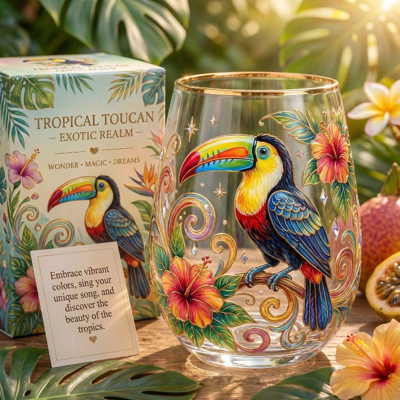 ☀️🌻Limited Edition Sunshine Garden Floral Glass