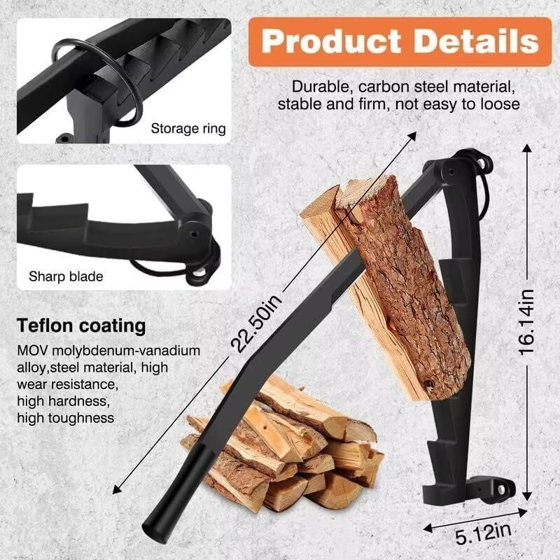 ⏰Last Day Promotion- Wall Mounted Wood Splitter-Kindling Splitter - naotstore