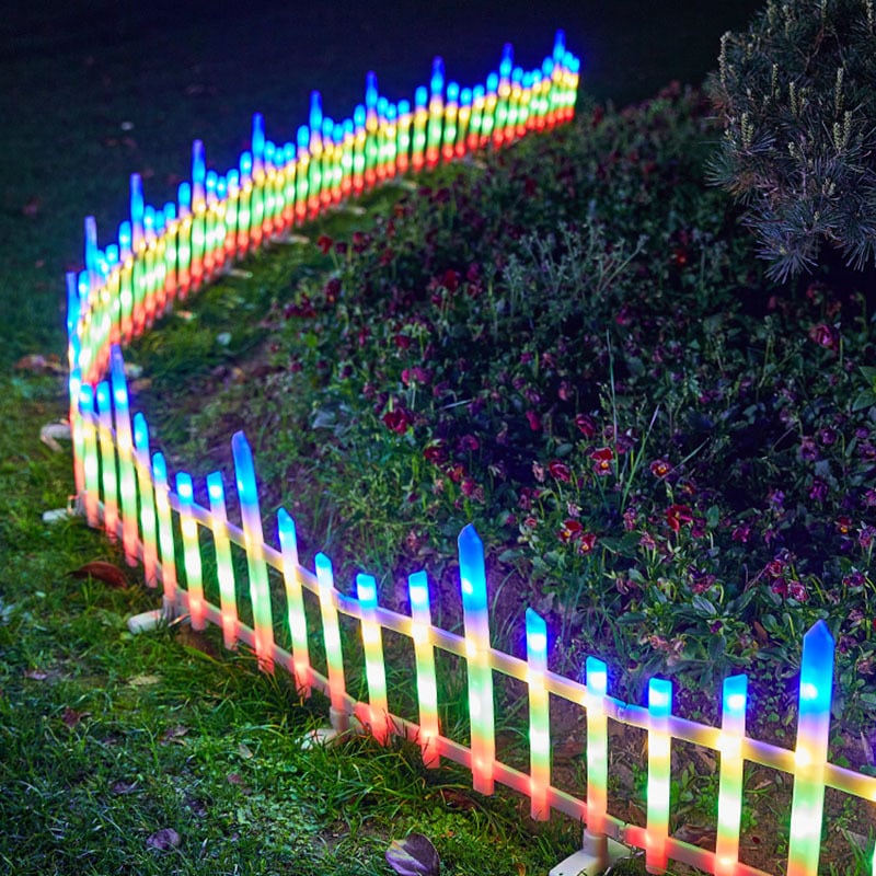 🎁💐Last Day!-55% OFF🔥Wave solar LED lighting garden fence - naotstore