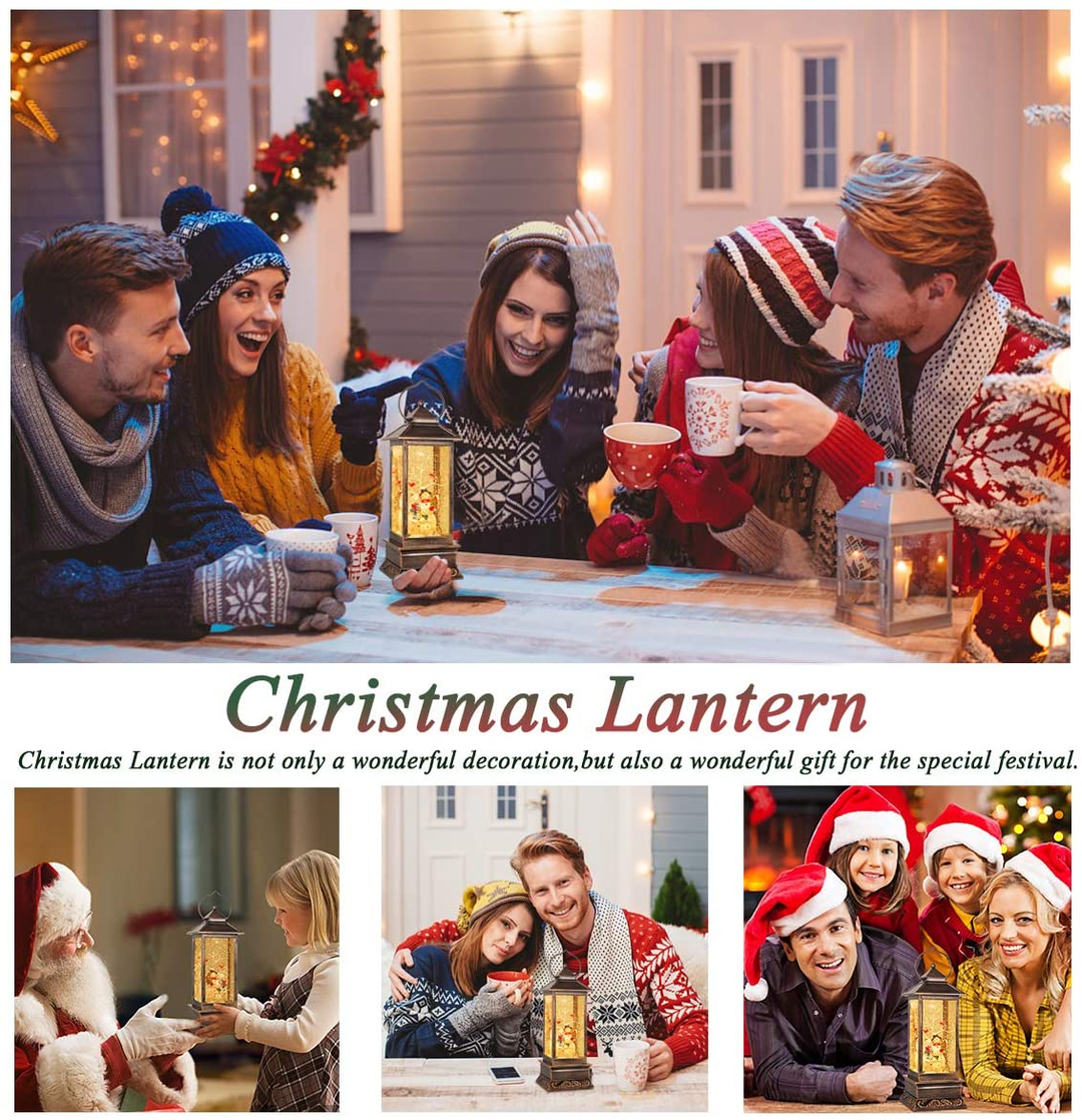 Naotstore - LED Lighted Spinning Christmas Lantern