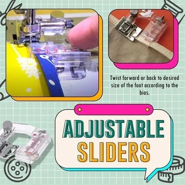 💥Specials this week - Adjustable Bias Tape Binding Foot - naotstore