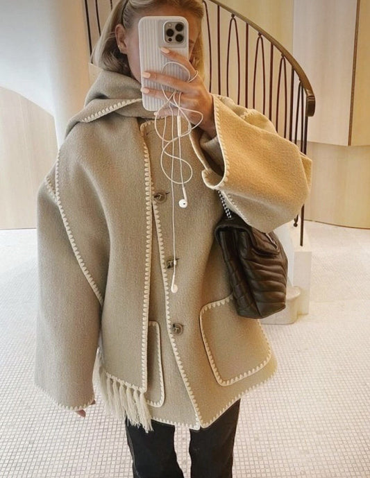 Naotstore - The Perfect Winter Ensemble: Coat And Scarf