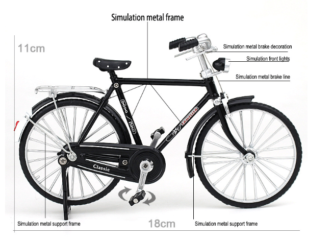 💥This month's hottest items - Deluxe Bicycle Model Scale DIY - naotstore