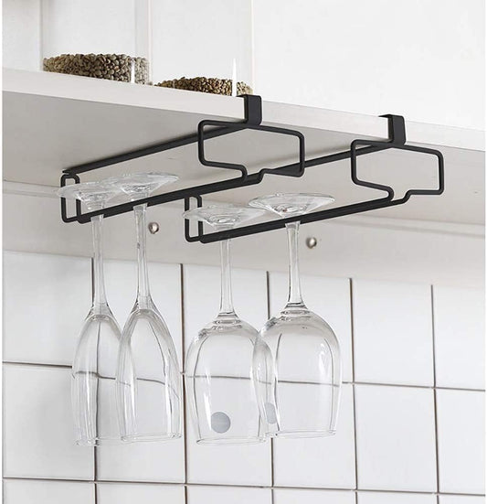 Naotstore - Under Cabinet Wine Glass Holder