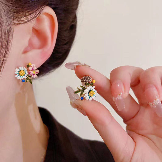 🔥Last day! 💥Special sale - Daisy Flower Earrings - naotstore