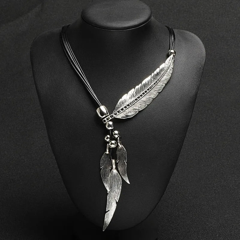 🔥Last day! 💥Special sale - Women's Feather Necklace - naotstore