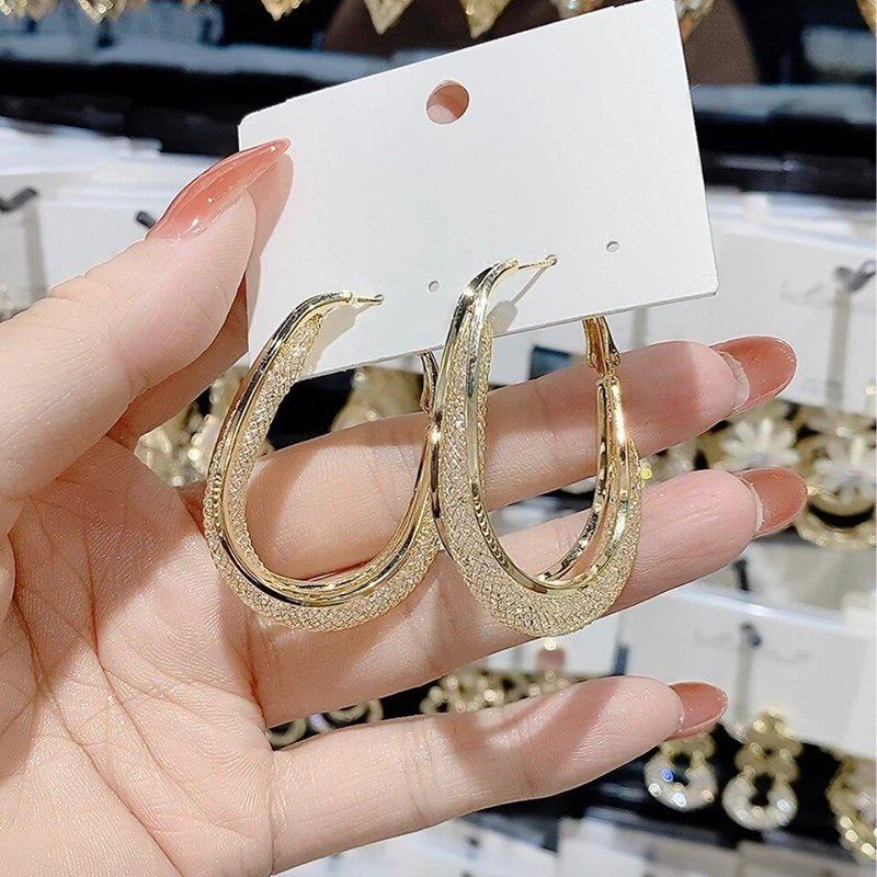 🔥Last day! 💥Special sale - Fashion Oval Earrings - naotstore