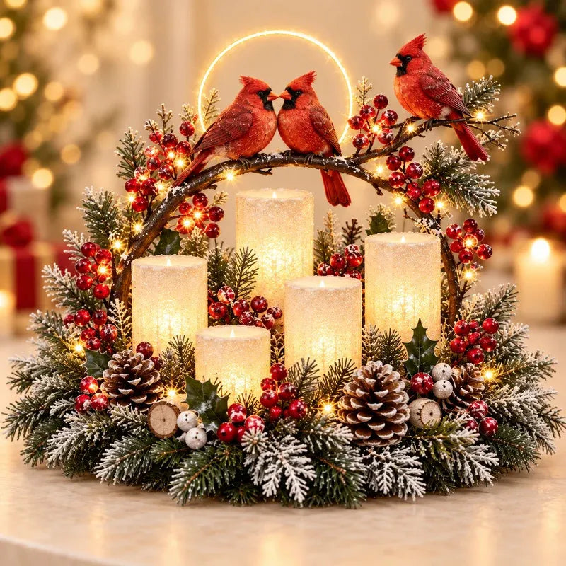 🧑‍🎄Christmas center decorations⛄Holiday table decorations