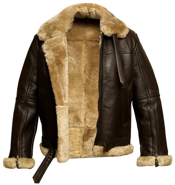 💥This week's specials - Aviator Bomber Jacket B3 Real Shearling Sheepskin Leather - naotstore