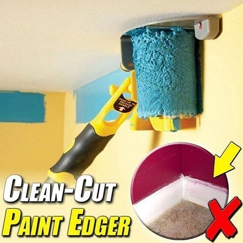 🔥Last day! 💥Special sale - Clean Cut Paint Edger Trimming Roller Brush