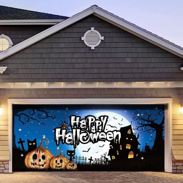 🔥Last day! 💥Special sale - Halloween Garage Door Decoration