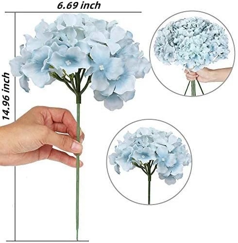 💥This week's specials 🌱 Outdoor Artificial Hydrangea Flowers - naotstore