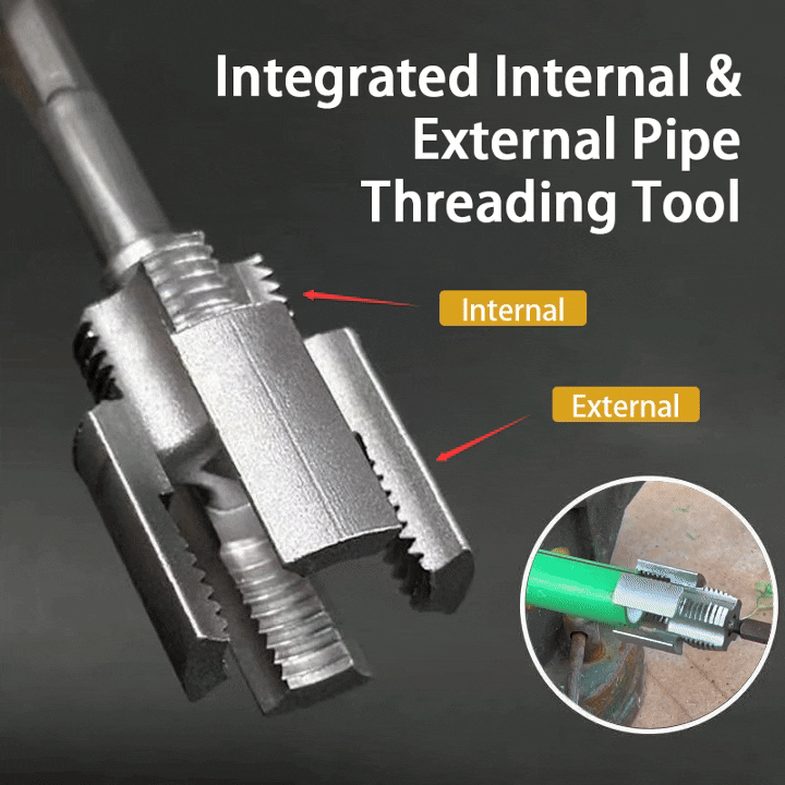 🔩Integrated Internal External Pipe Threading Tool | Limited Time Special Offer
