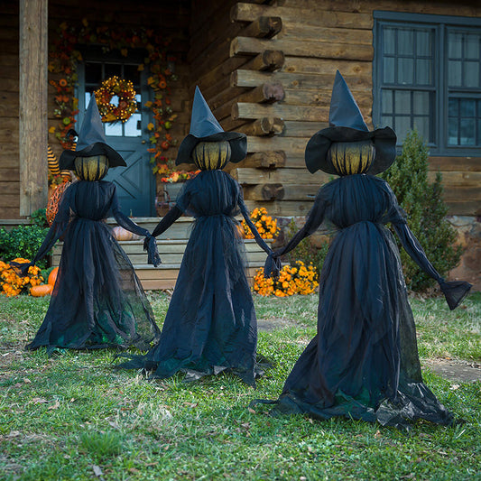 🎃Halloween's hottest items - Lighted Halloween Witch Stakes - naotstore