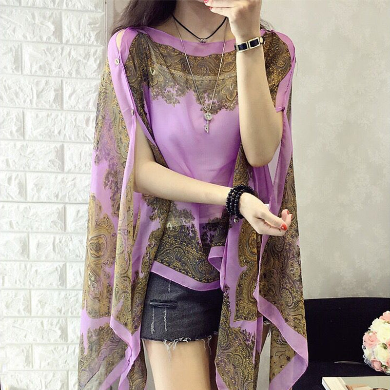 🔥Last day! 💥Special sale - Versatile Sun Protection Chiffon Shawl - naotstore