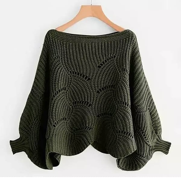 🔥Last day! 💥Special sale - Bat Sleeve Knitting Shawl - naotstore