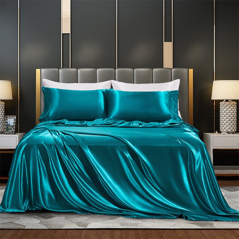 Luxury 25 momme pure mulberry silk four-piece bedding set