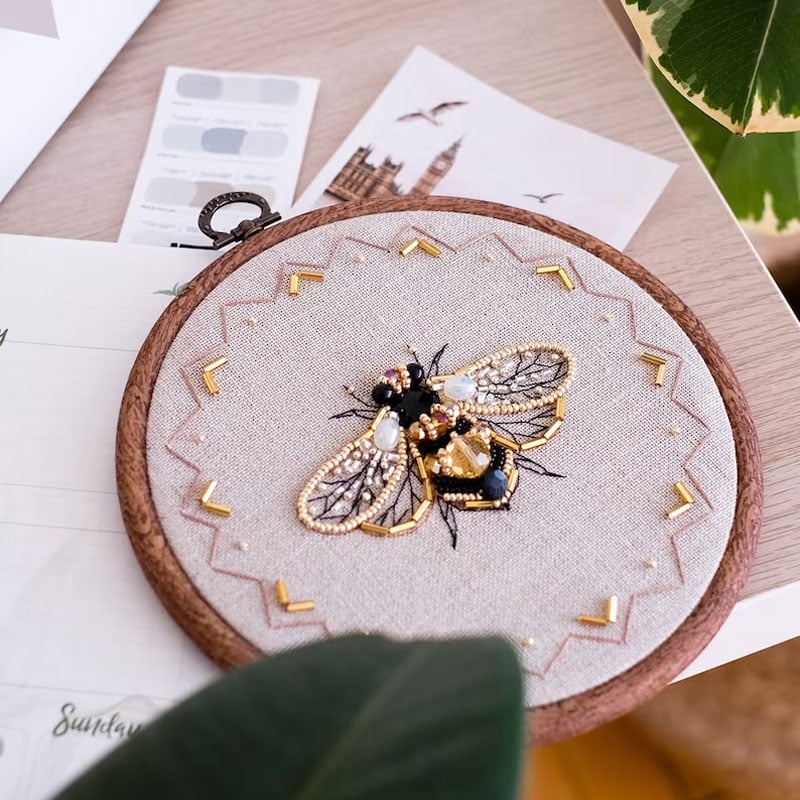 🔥Last day! 💥Special sale - Insect Bead Embroidery DIY Craft Kit