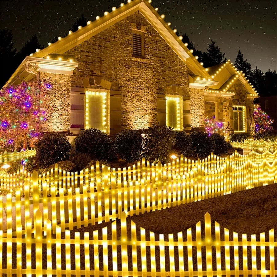 🎁💐Last Day!-55% OFF🔥Wave solar LED lighting garden fence - naotstore