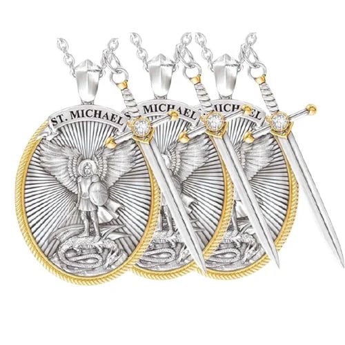 🎁Last day! 💥Special sale - St. Michael Archangel Pendant