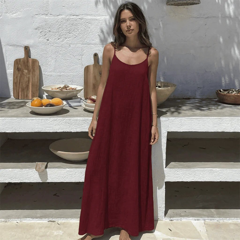 ✨Elegant backless halter dress for women