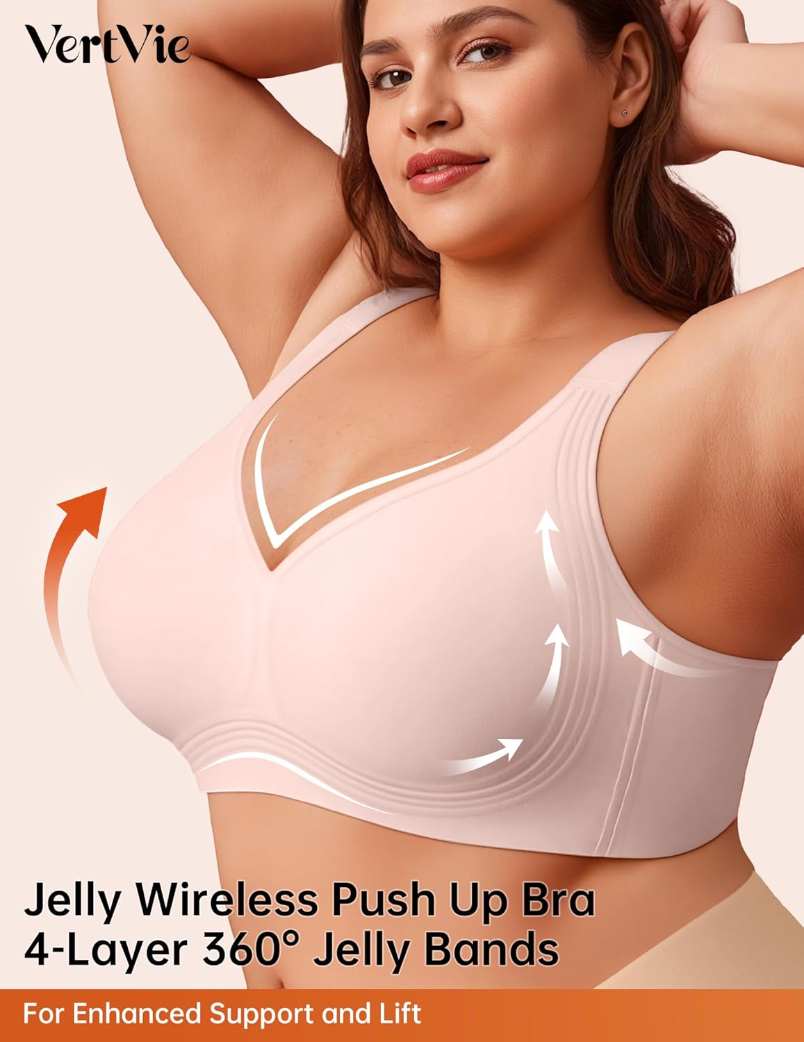 👙Plus Size Wireless Jelly Bra - Super Comfort