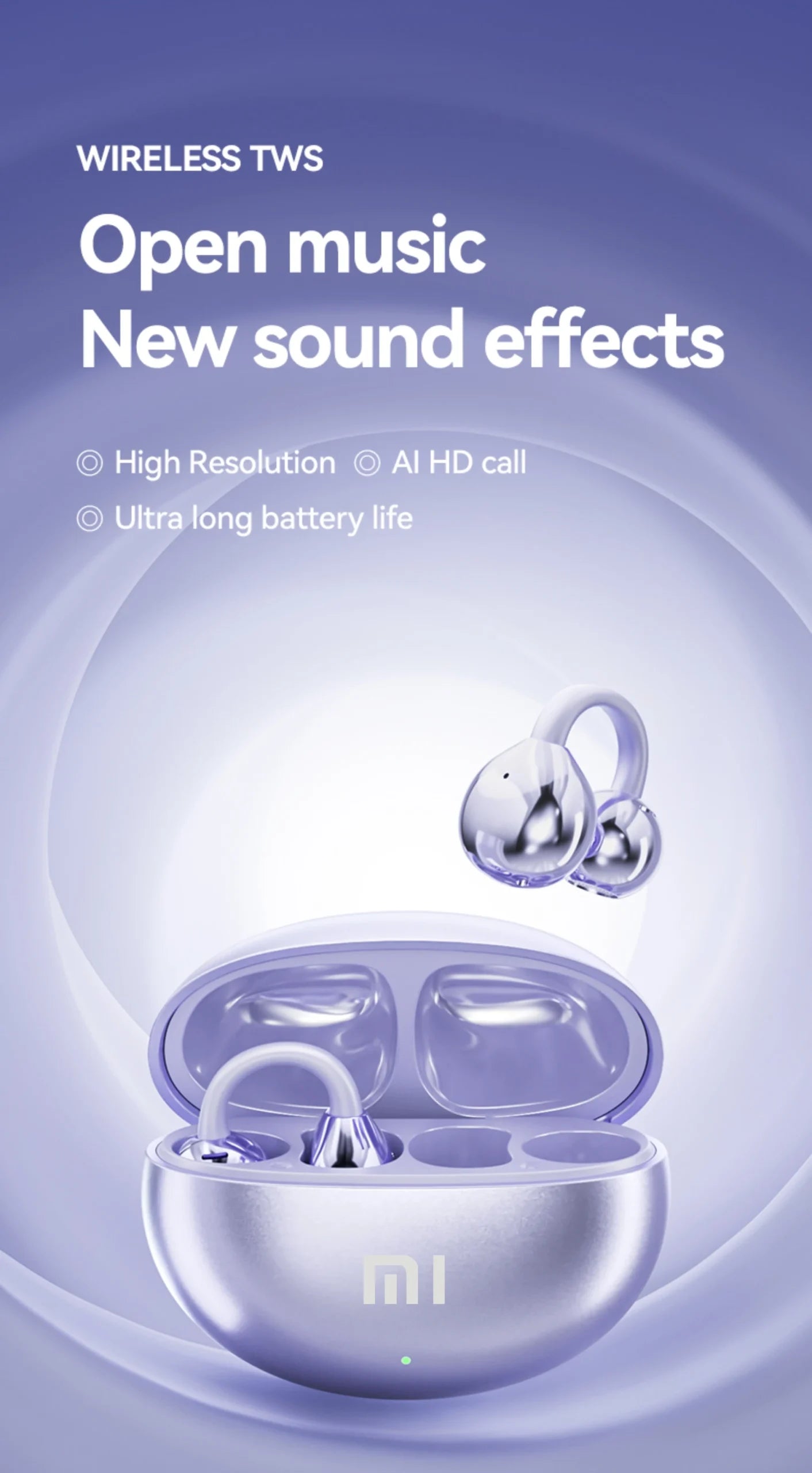 🔥Hot-selling ‼️wireless clip-on Bluetooth earphones